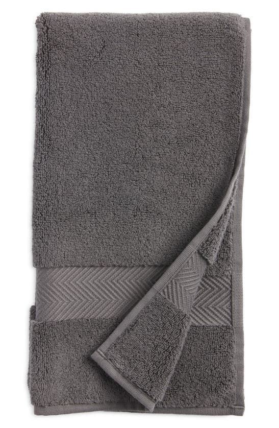 Shop Nordstrom Organic Hydrocotton Hand Towel In Grey Onxy