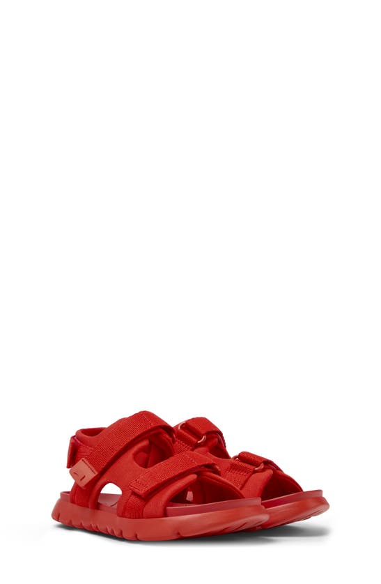 Shop Camper Kids' Oruga Sandal In Bright Red