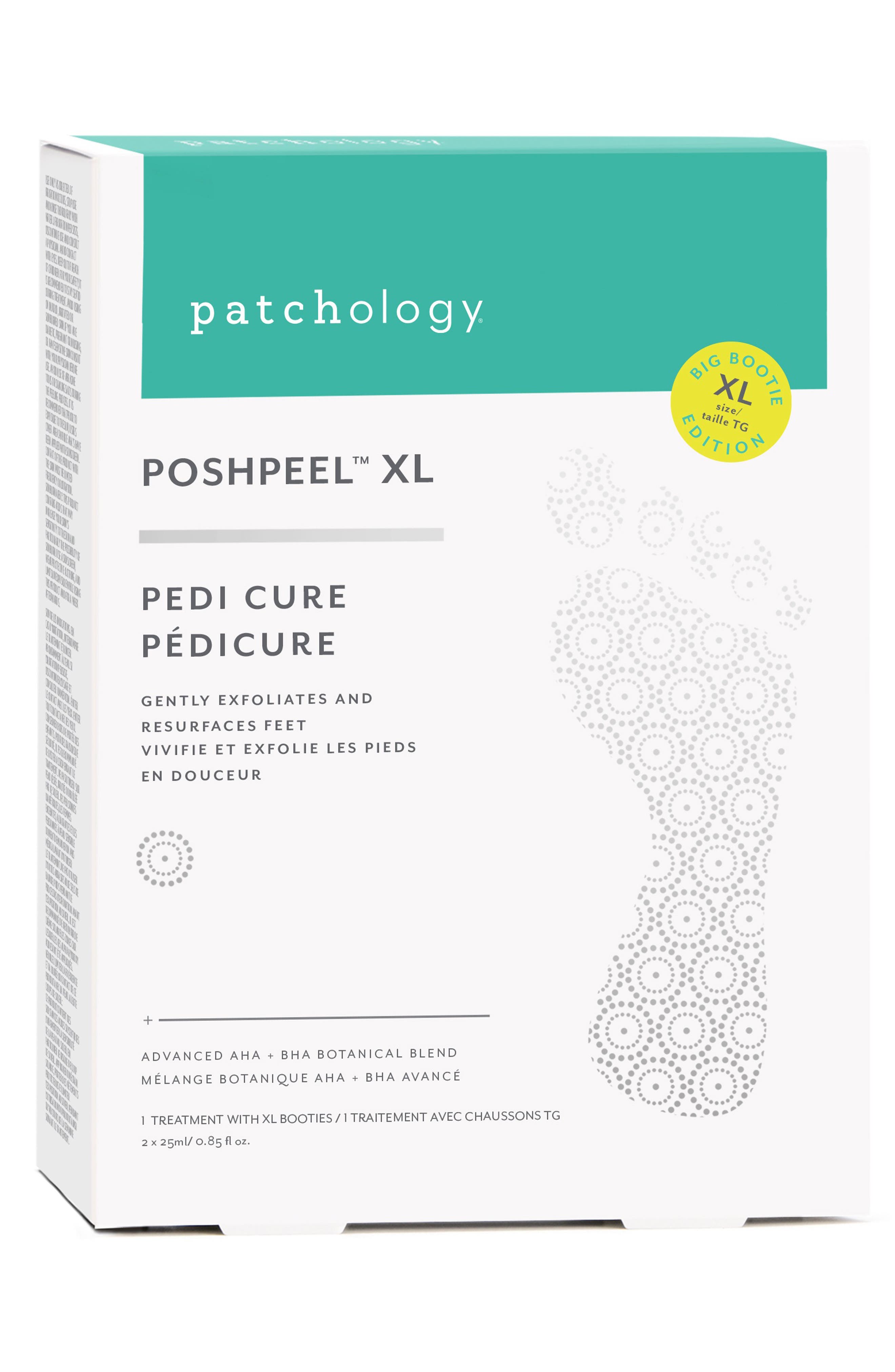 Patchology PoshPeel™ XL Pedi Cure Foot Treatment Peel Nordstromrack