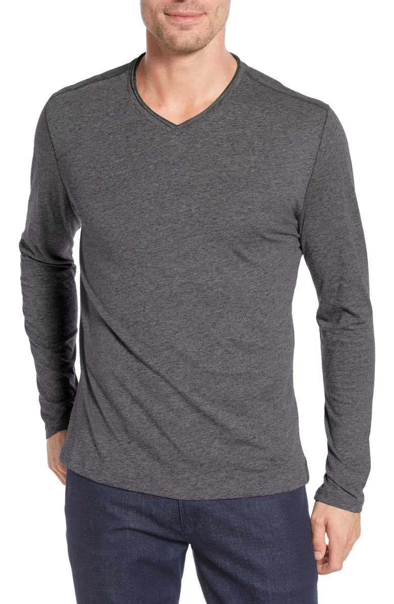 Robert Barakett Farlow Regular Fit V-Neck Long Sleeve T-Shirt | Nordstrom
