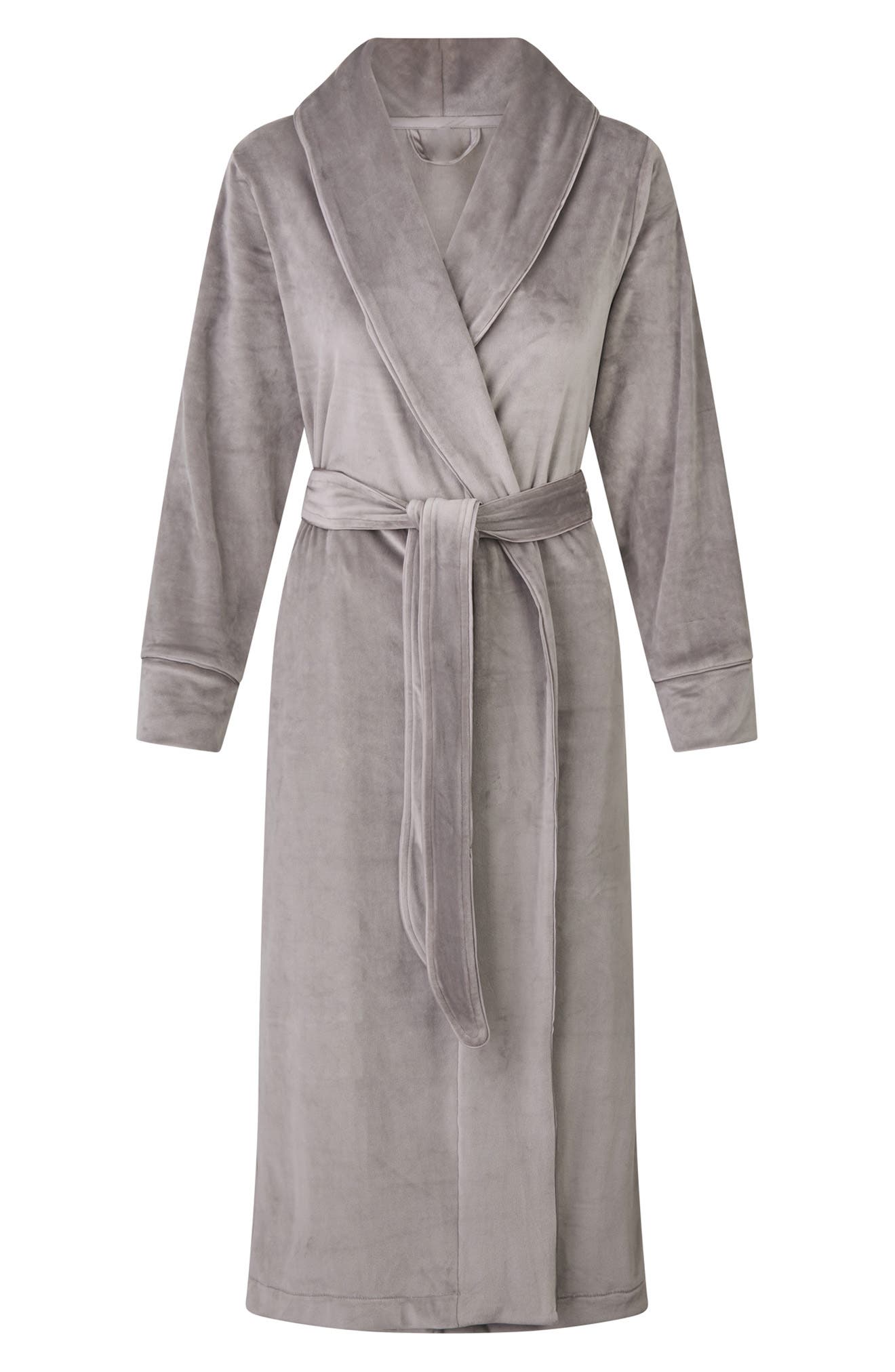 SKIMS Velour Women's Long Robe (Regular & Plus Size) Nordstrom