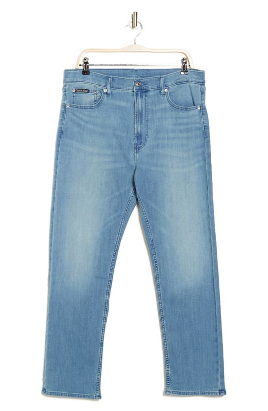Shop Calvin Klein Slim Straight Leg Jeans In Allie Indigo