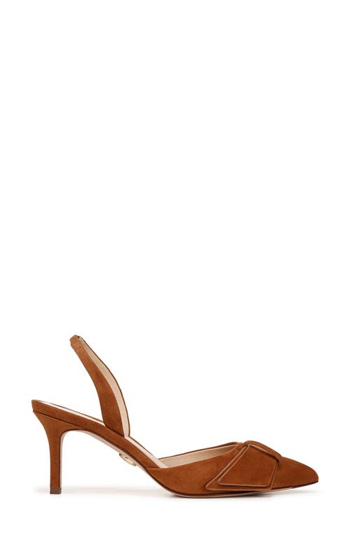 Shop Veronica Beard Lisbeth Slingback Pointed Toe Pump In Caramel