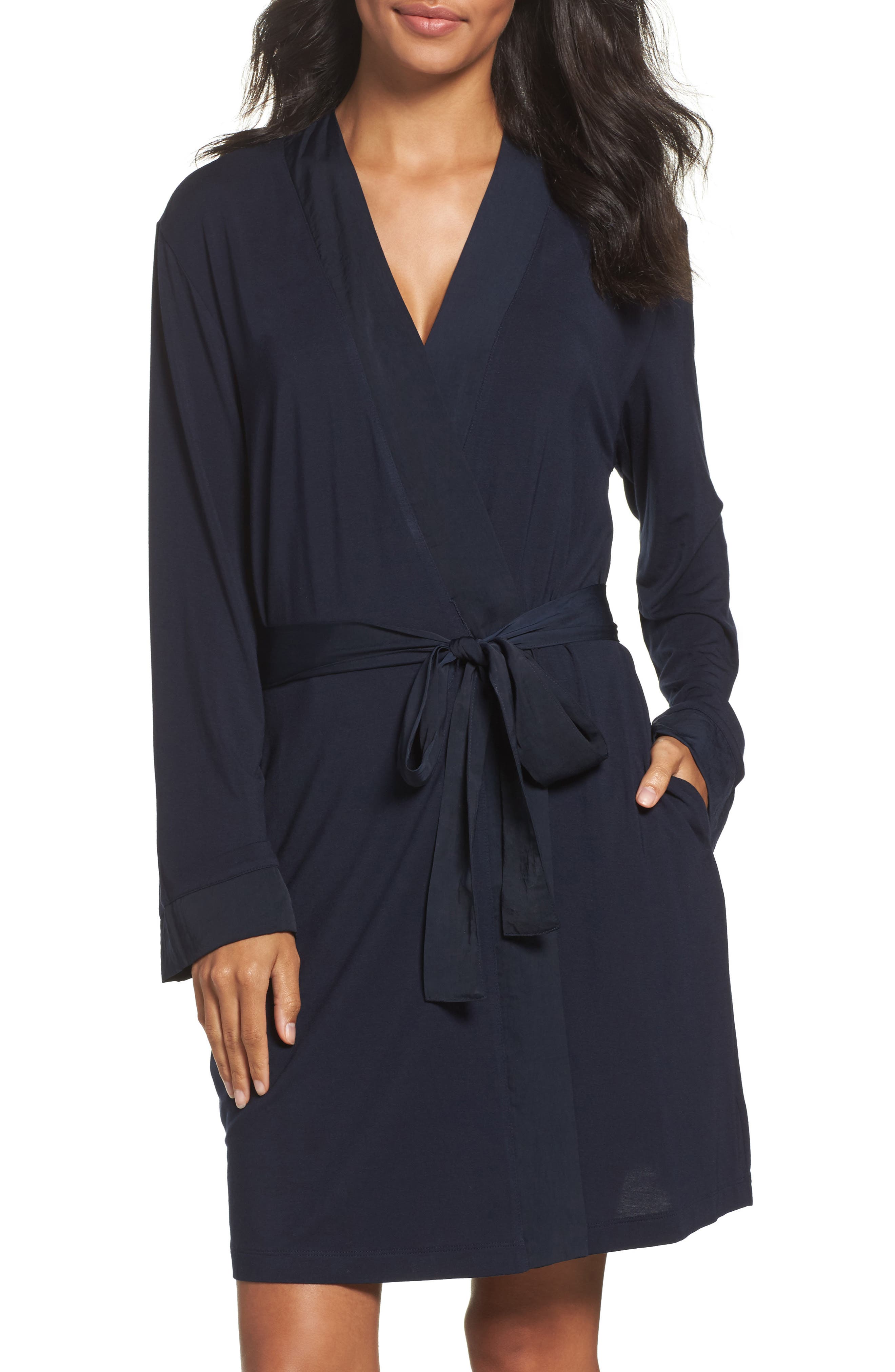 Midnight by Carole Hochman Short Robe Nordstrom