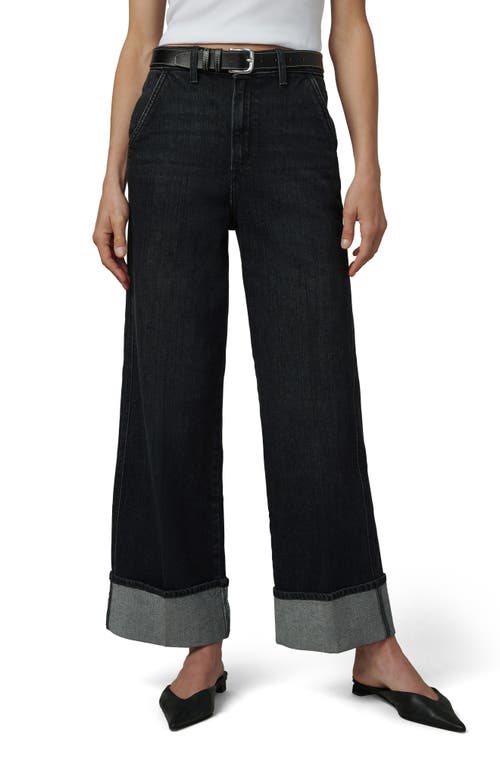 Shop Joe's The Trixie Cuffed Wide Leg Trouser Jeans In Mindset