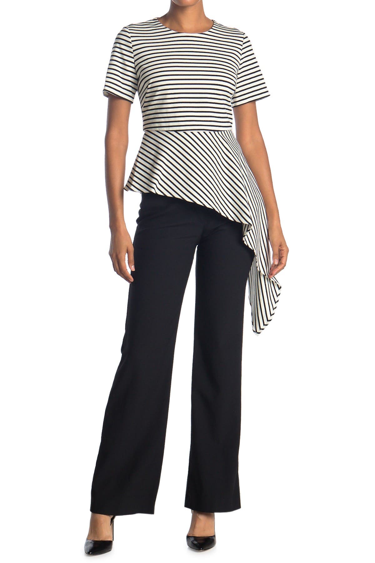 vince camuto striped top