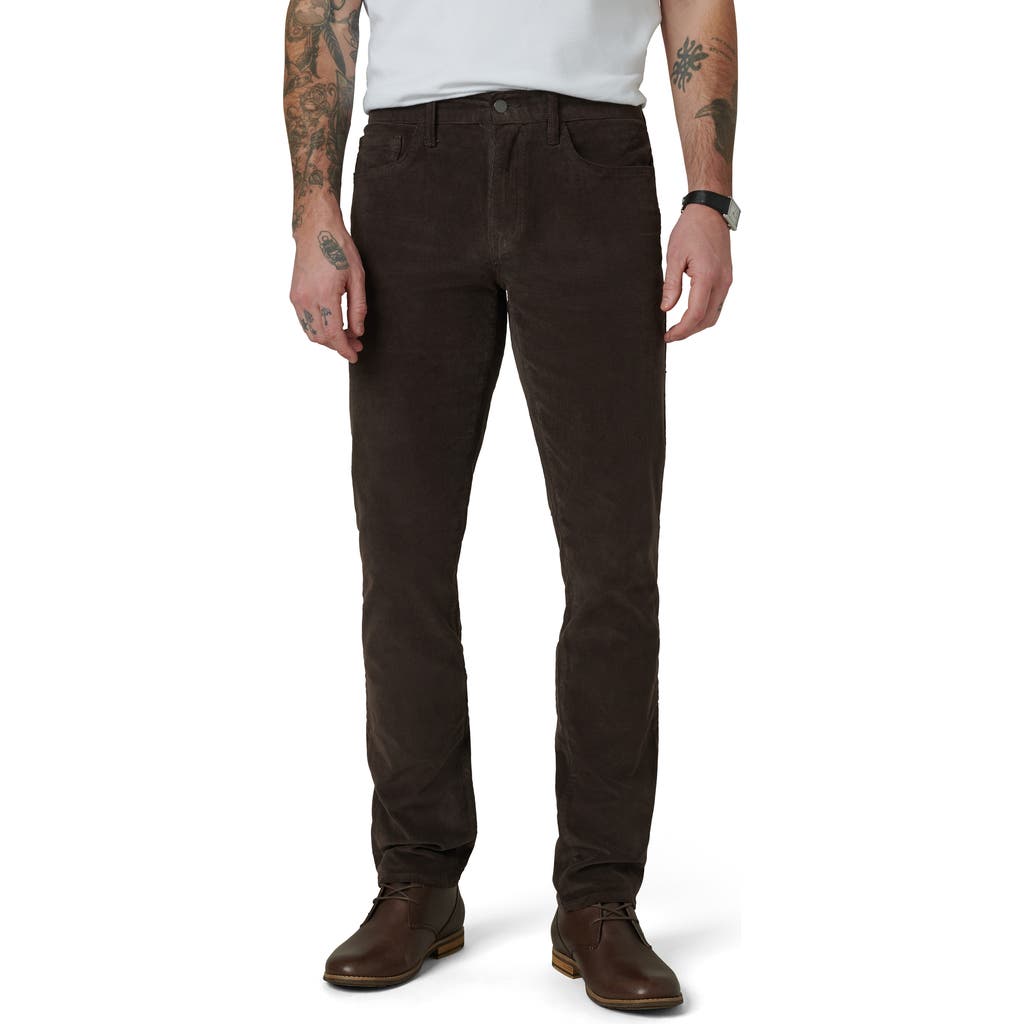 Joe's The Brixton Slim Straight Leg Corduroy Jeans In Espresso