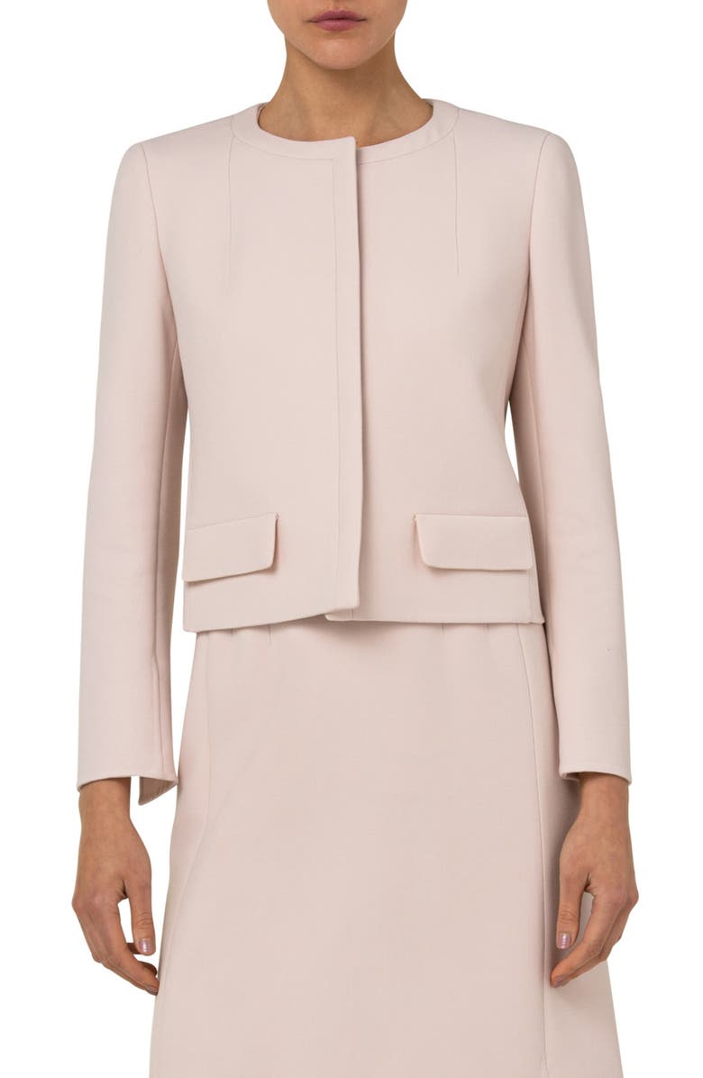 Akris Geff Double Face Stretch Wool Jacket | Nordstrom
