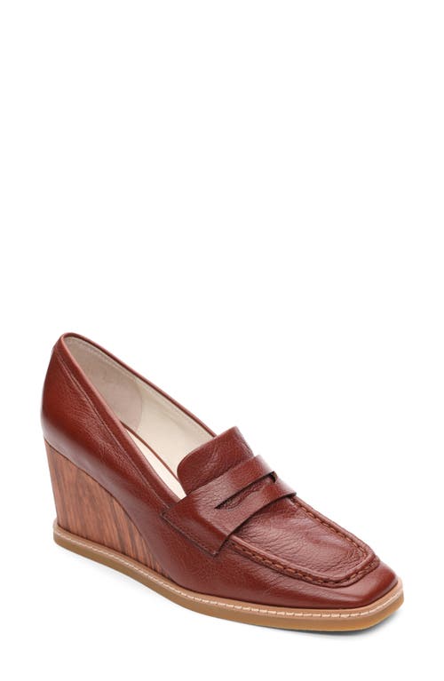 Shop Sanctuary Cadence Wedge Loafer In Saddle Tan