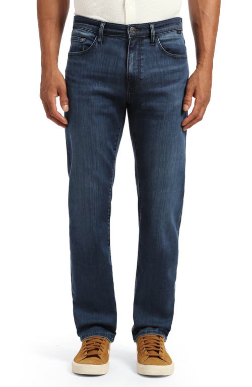Mavi Jeans Zach Straight Leg Dark Tonal Brushed Supermove at Nordstrom, X
