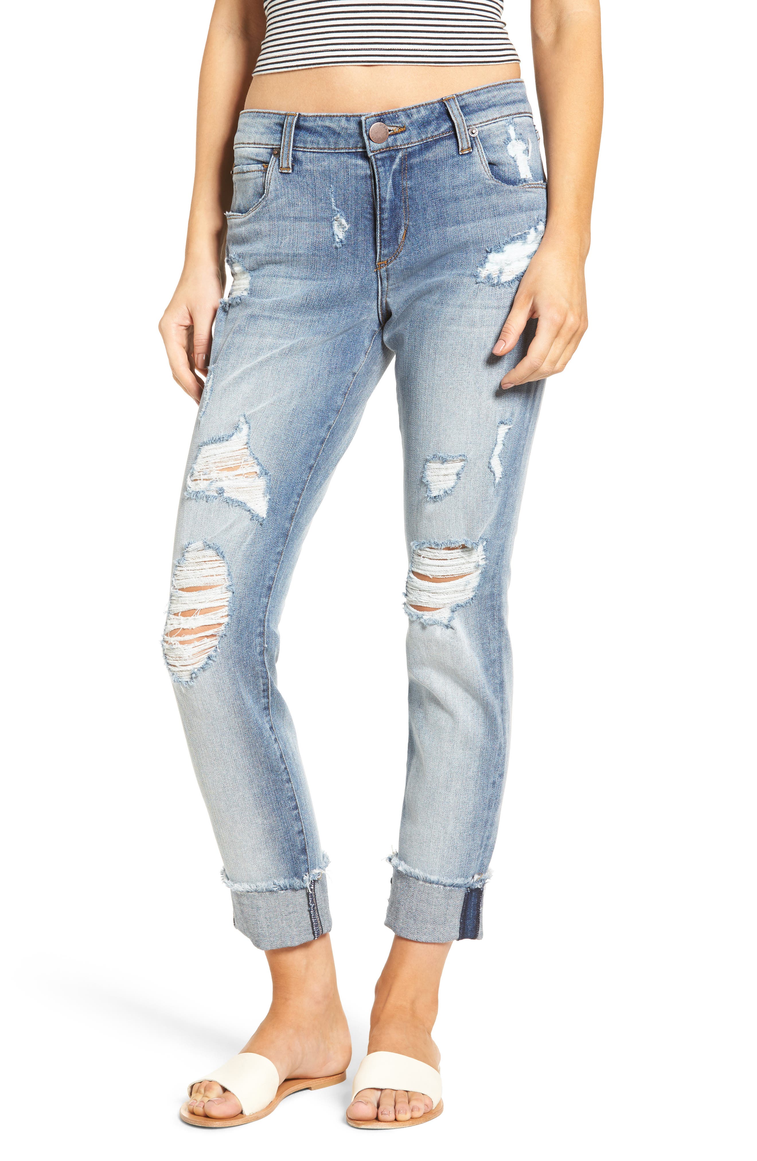 STS Blue Fray Hem Taylor Tomboy Jeans Nordstrom