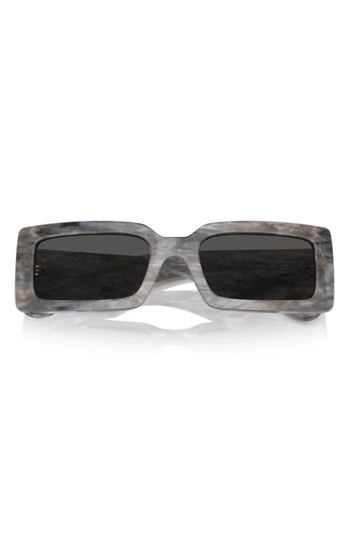Dolce & Gabbana 53mm Rectangular Sunglasses in Lite Grey at Nordstrom