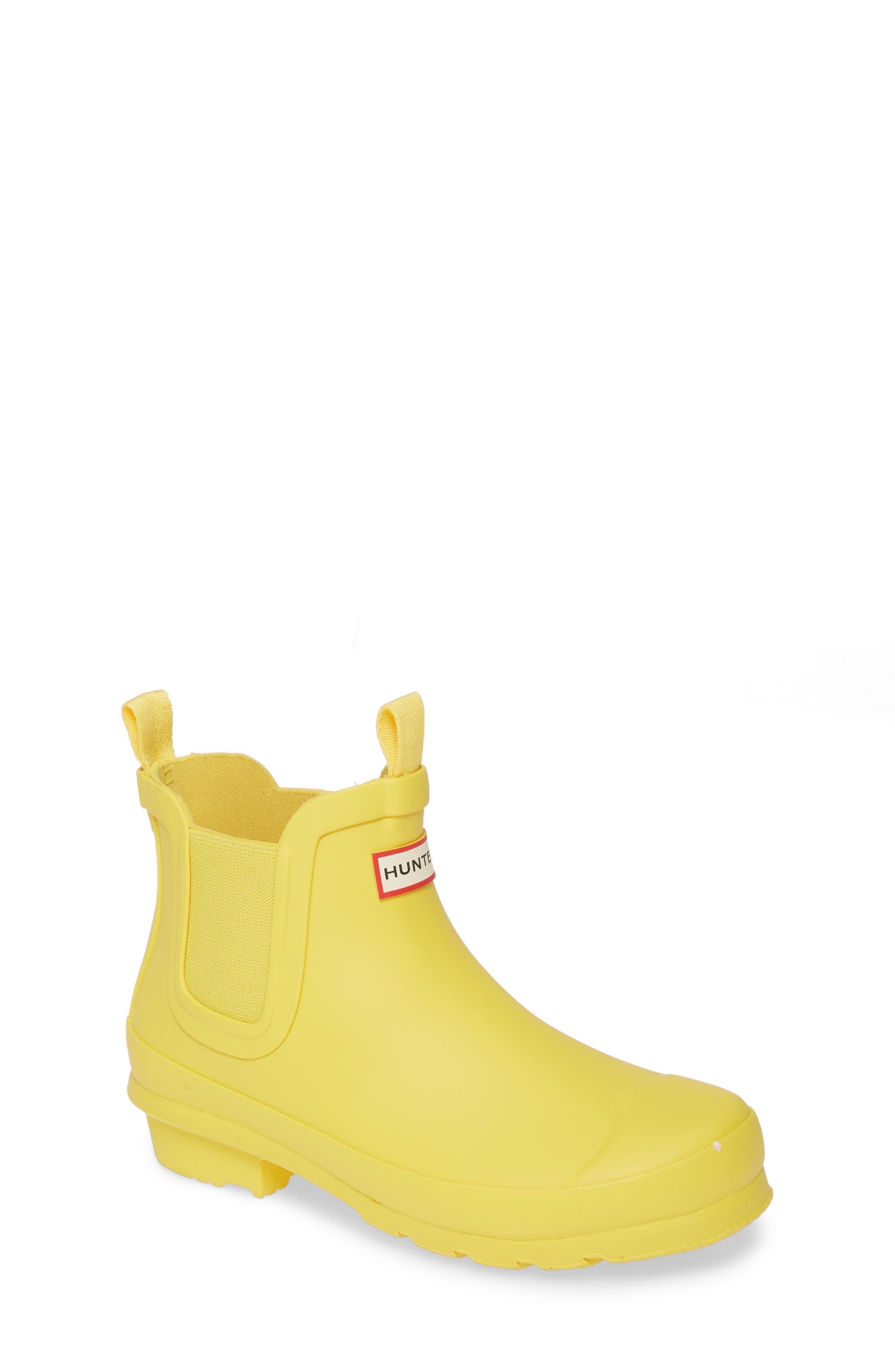 yellow chelsea hunter boots