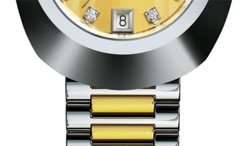 Shop Rado The Original Automatic Bracelet Watch, 27.3mm In Silver/gold