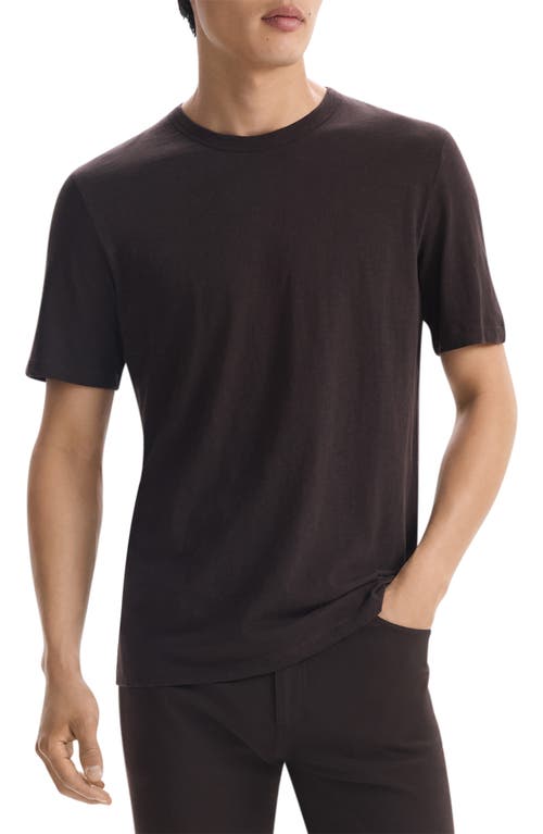 Shop Theory Cosmo Solid Crewneck T-shirt In Hickory