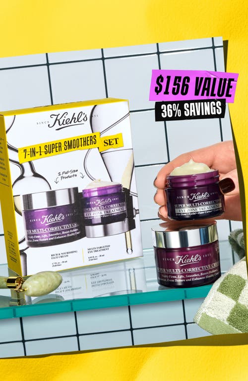 Shop Kiehl's Since 1851 Super Multi-corrective 7-in-1 Super Smoothers Set (nordstrom Exclusive) $156 Valu In No Color