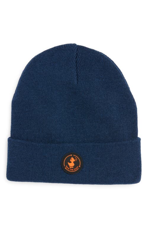 Save The Duck Kids' Fivel Cuffed Beanie In Blue