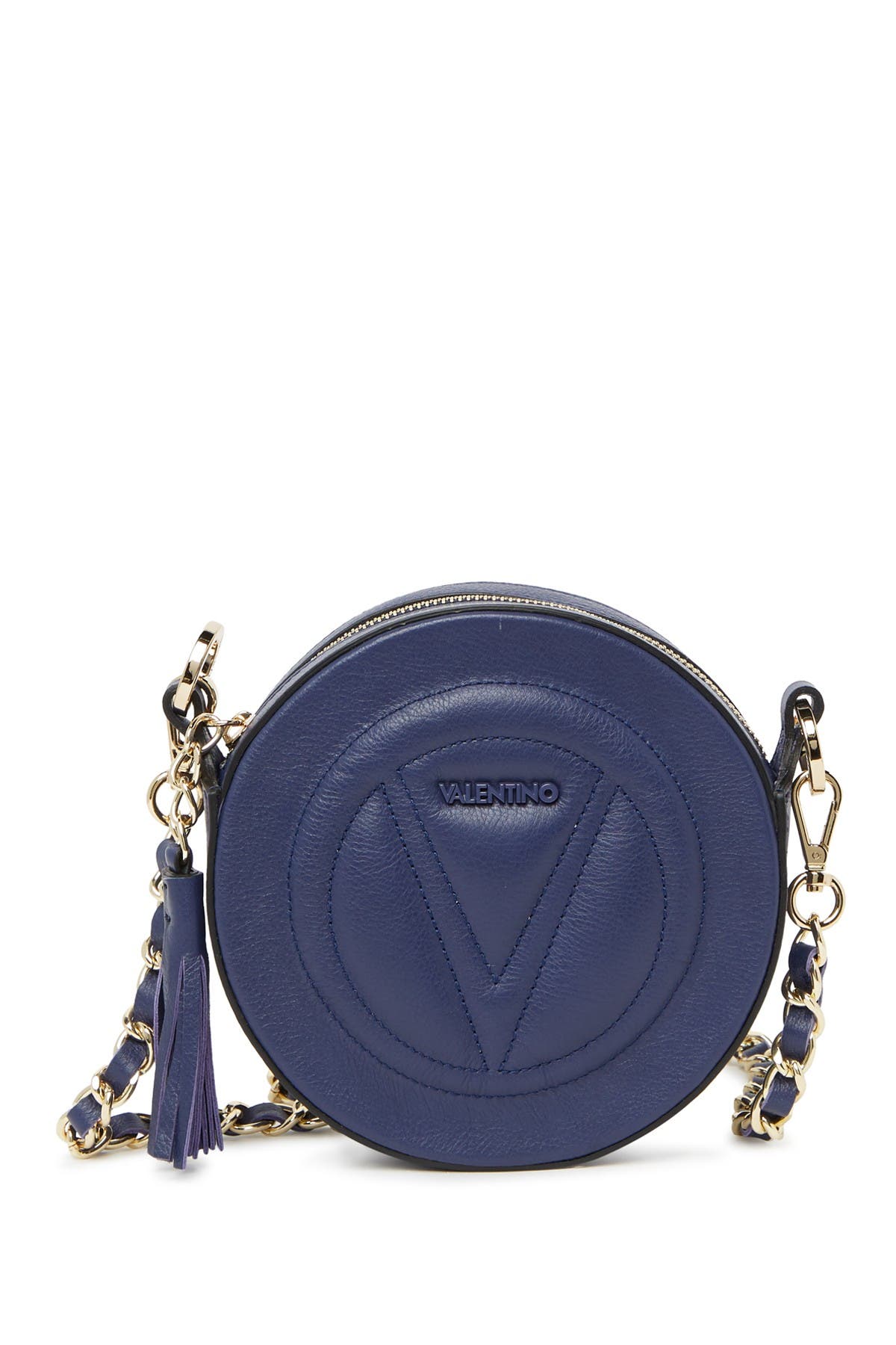 yuki leather circle crossbody bag