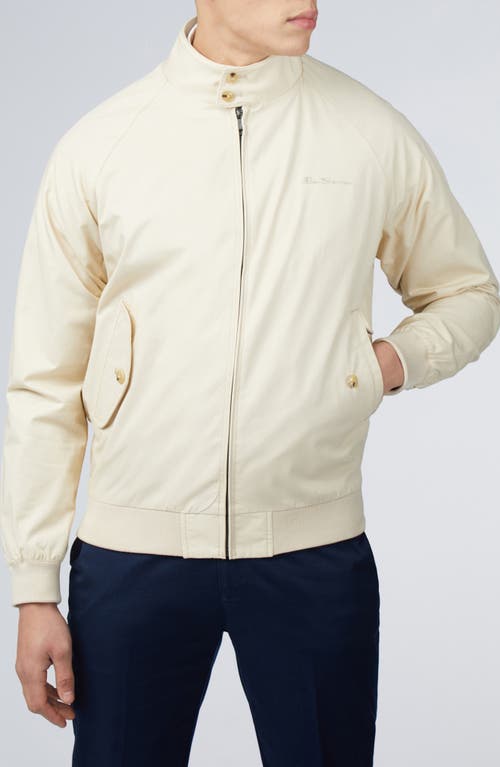 Ben Sherman Signature Harrington Jacket in Cream at Nordstrom, Size X-Large