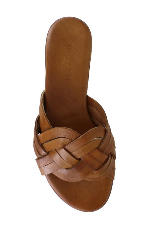 Shop Artisan Crafted By Zigi Arutzy Slide Sandal In Brown