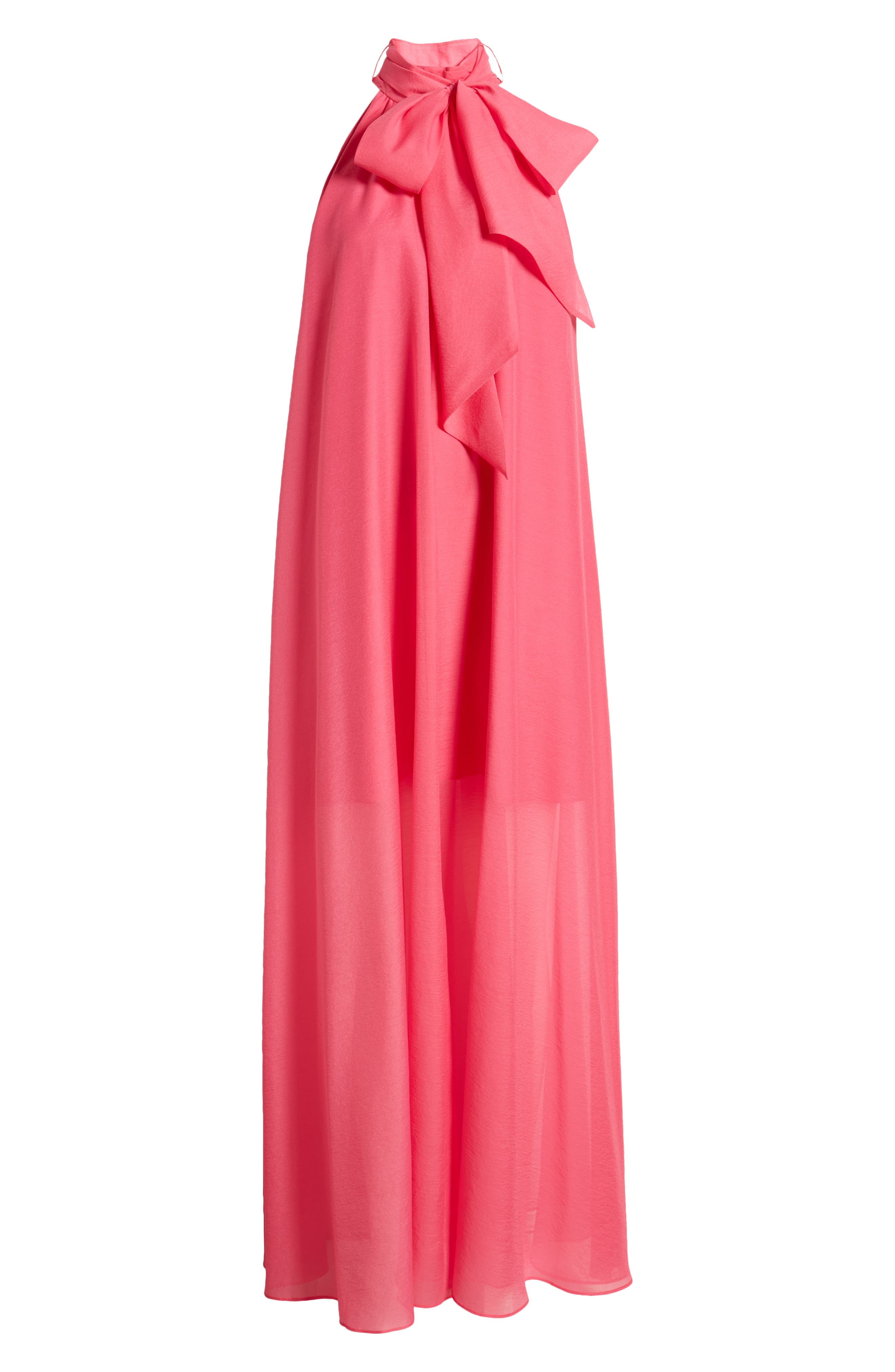 strapless open back dress Jesian Bardot midi dress in bright pink | Ted Baker main image 1