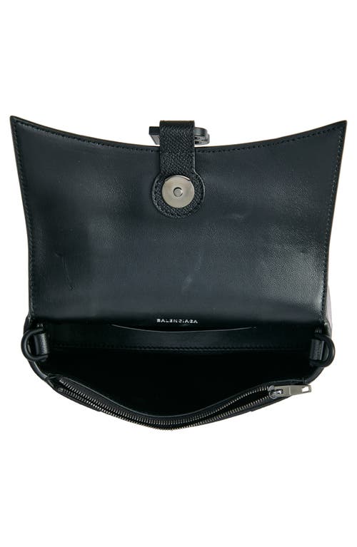 Shop Balenciaga X-small Downtown Messenger Bag In Black