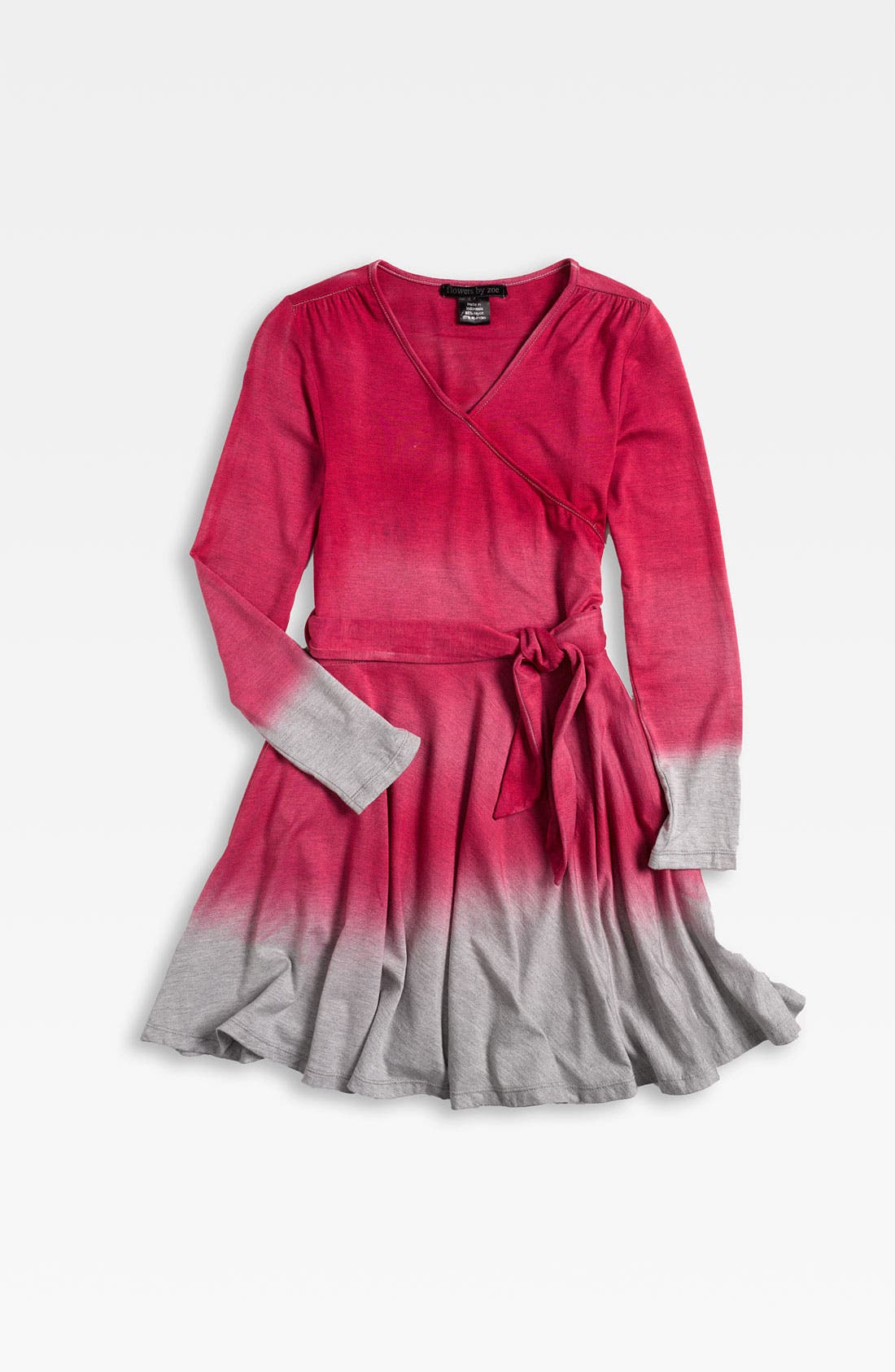 Flowers by Zoe Ombré Faux Wrap Dress (Big Girls) Nordstrom