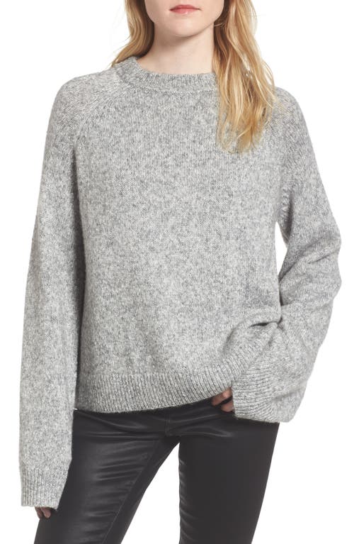AG Noelle Wool Blend Sweater in Shimmer Heather Grey at Nordstrom, Size Small