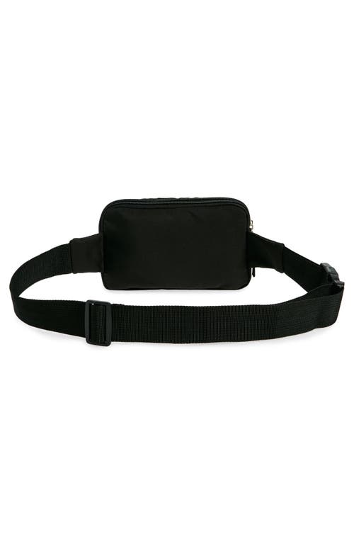 Shop Z By Zella Three Compartment Belt Bag In Black