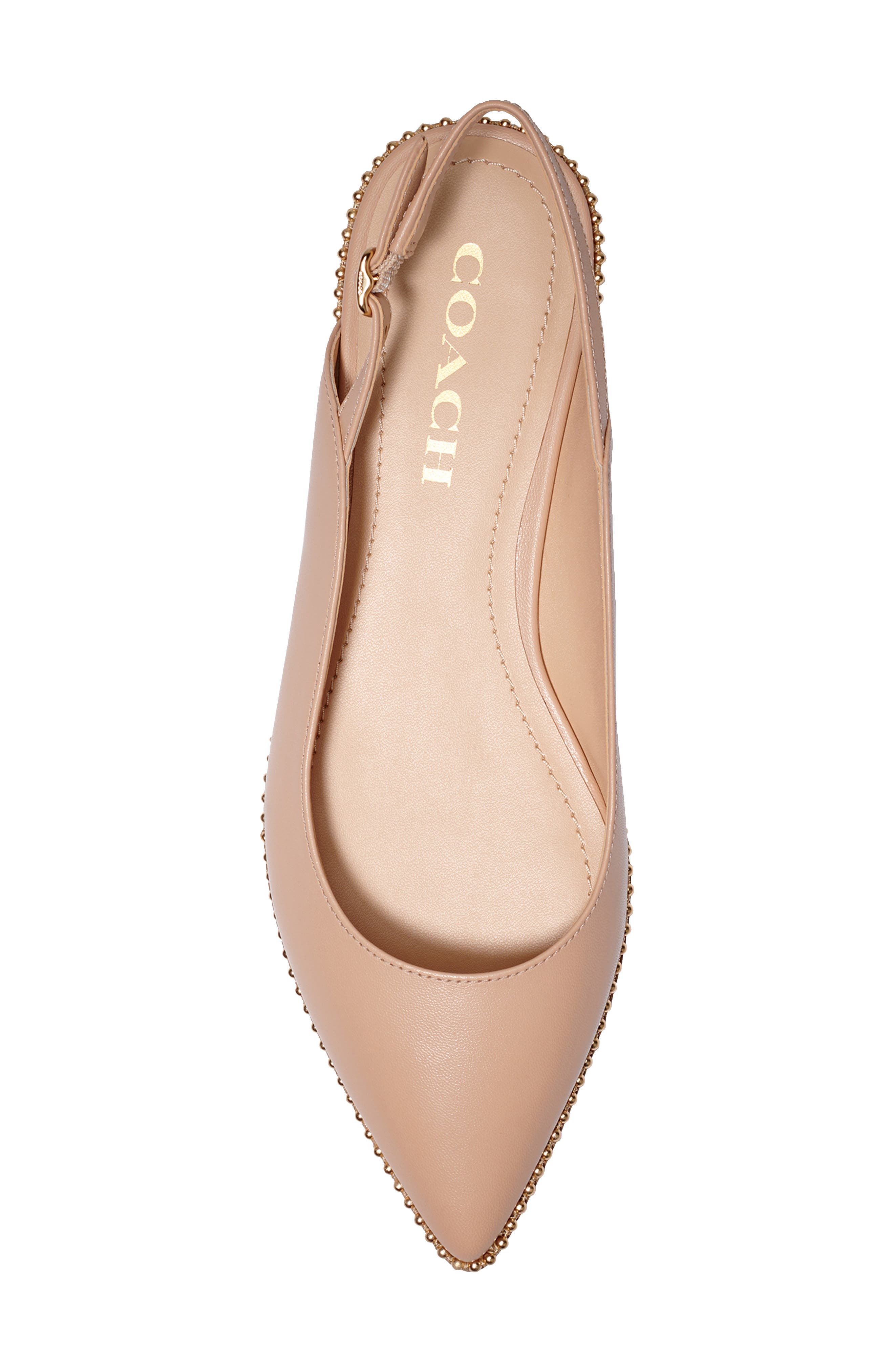 COACH Vae Slingback Skimmer Flat (Women) Nordstrom