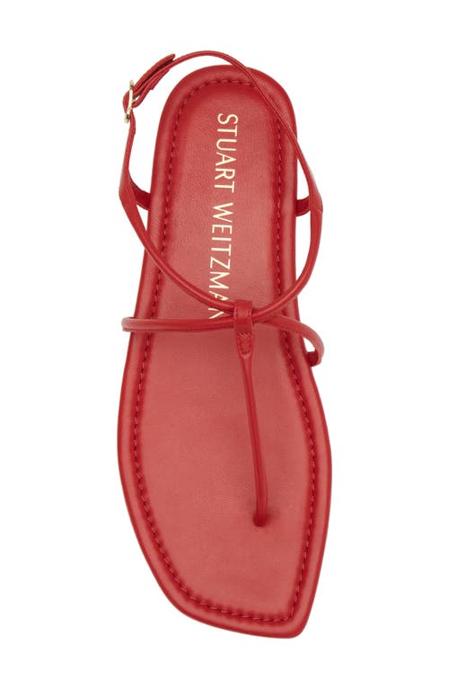 Shop Stuart Weitzman Matilda Sandal In Cherry