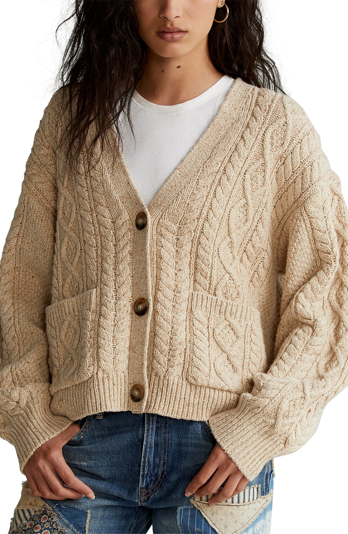 cardigan sweater polo