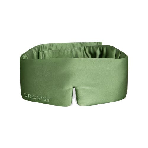 Drowsy Sleep Co . Silk Sleep Mask In Pistachio