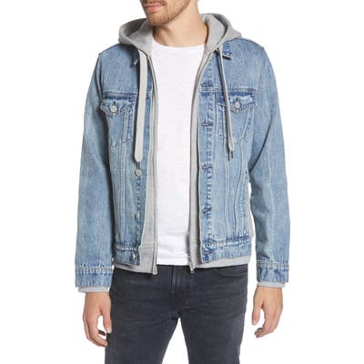Blanknyc Fleece Lined Denim Jacket, Blue