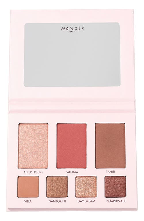 Wander Beauty Getaway Eye & Face Palette In Island Hop (medium/deep)