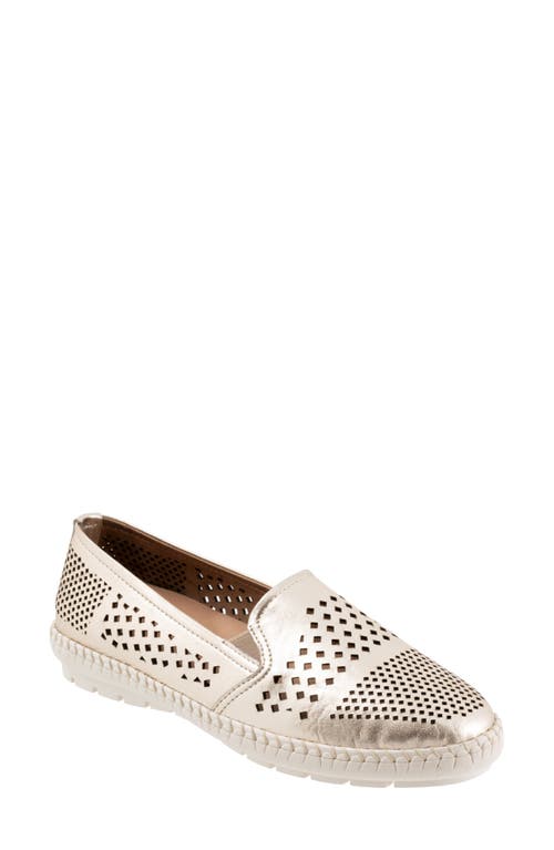 Trotters Royal Perforated Loafer Gold Metallic at Nordstrom,