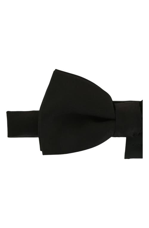 Shop Givenchy Silk Bow Tie In Black