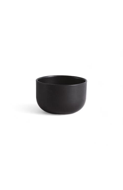 Gharyan Stoneware Tunisian Bowls Set Of 4 In Black