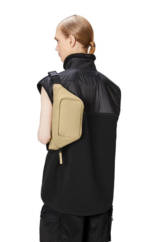 Rains Bum Mini Belt Bag - Synthetic - Beige In Sand
