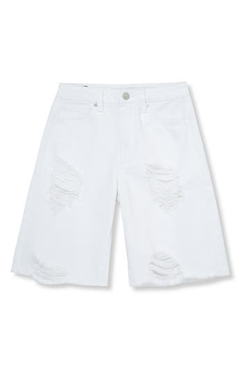 HABITUAL HABITUAL KIDS KIDS' DISTRESSED WIDE LEG BERMUDA SHORTS