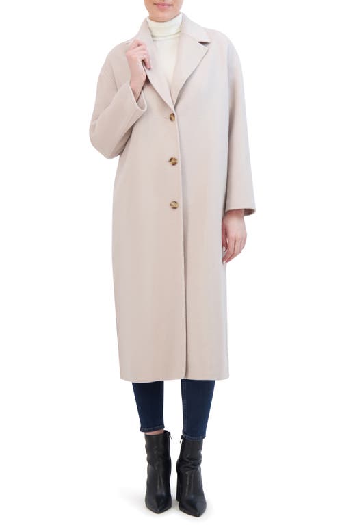 Shop Rebecca Minkoff Relaxed Double Face Coat In Stone