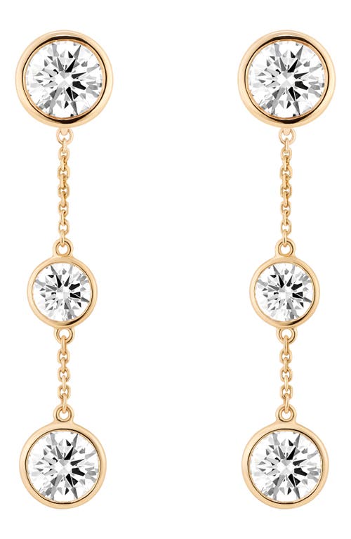 1.5-Carat Lab Created Diamond Earring Chain Enhancers in 14K Yellow Gold