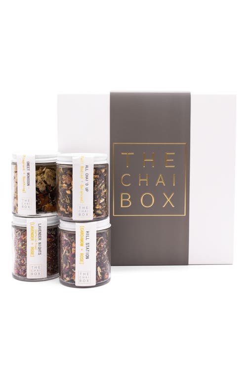 The Chai Box The Chai Lovers Gift Set in White at Nordstrom