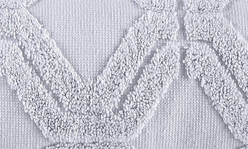 Brooks Brothers Large Square Cotton Towel In Silver
