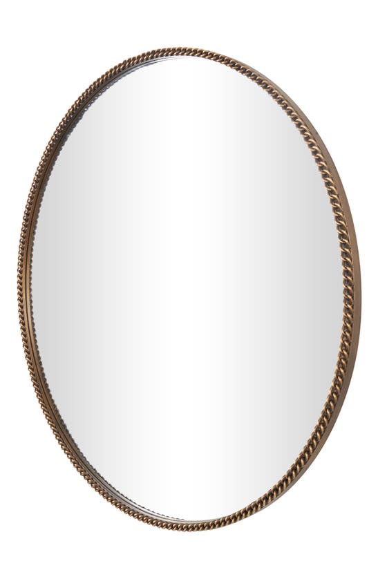Shop Vivian Lune Home Chain Frame Wall Mirror In Gold