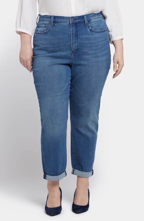 Shop Nydj Margot High Waist Girlfriend Jeans In Cascade Wave