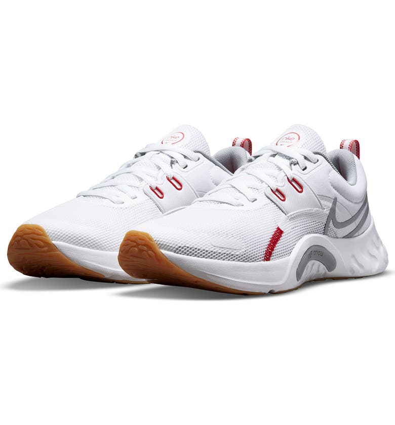 NIKE Renew Retaliation 3 Sneaker, Main, color, 104 WHITE/LTSKGY