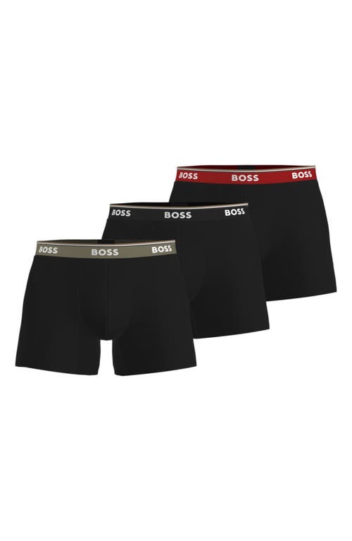 BOSS Assorted 3-Pack Trunks in Black Miscellaneous