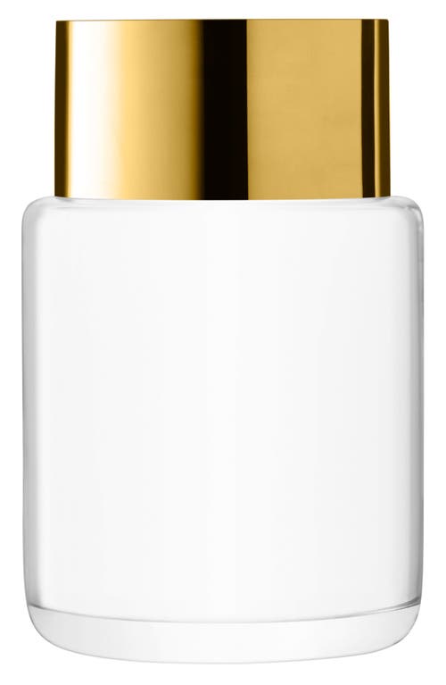 Lsa Aurum Vase In Clear/gold