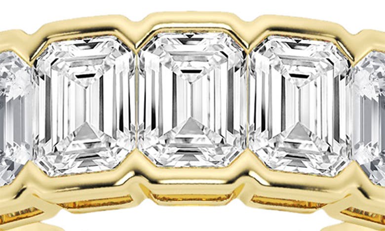 Shop Badgley Mischka Collection Emerald Cut Lab Created Diamond Infinity Ring In Yellow